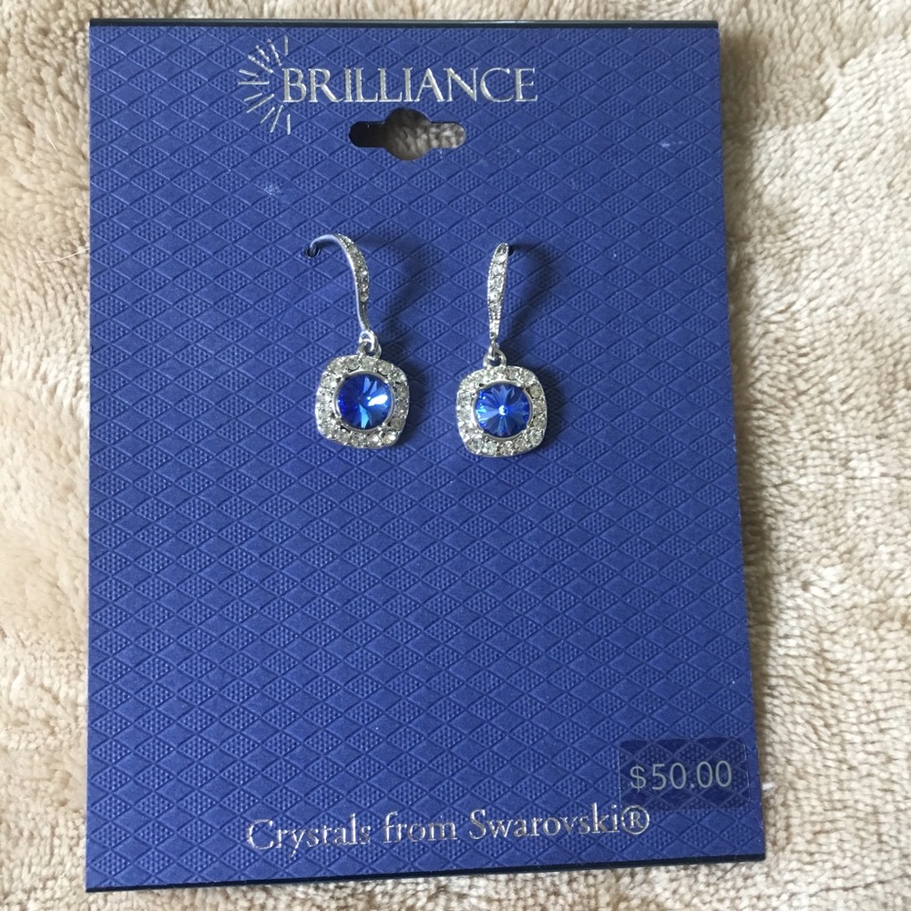Swarovski Crystal Dangling Earrings